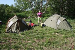 Russland: Kamtschatka - Im Feuerreich des Bären - Camp in Pauschetka